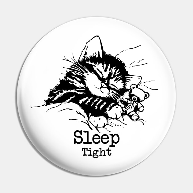Sleepy Cat Pin by My Happy-Design