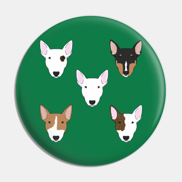 Bull Terriers Pin by childofthecorn