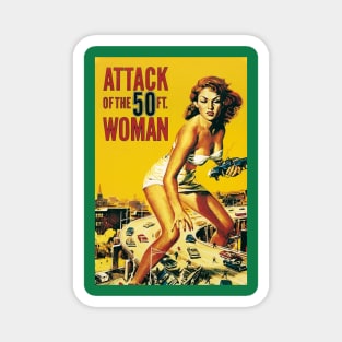 Vintage Movie - Attack Of The 50 Foot Woman poster Magnet