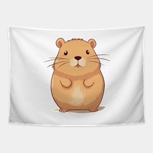 Kawaii Capybara Tapestry