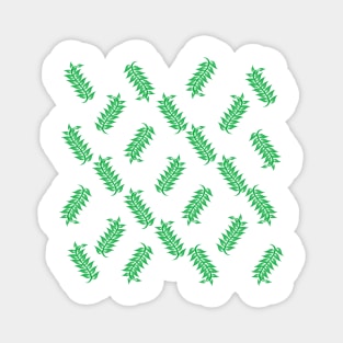 Leaves pattern background Magnet