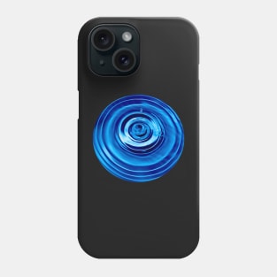 Blue water ripples Phone Case