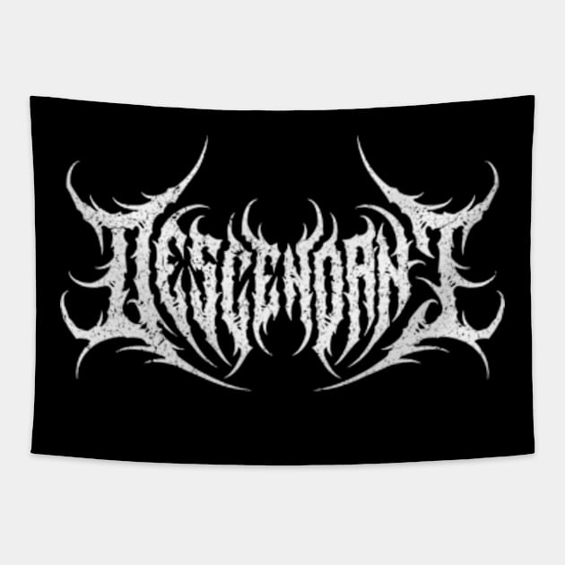 Metal font "descendant" Tapestry by PROALITY PROJECT