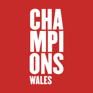 Wales Six Nations Rugby Union Champions T-Shirt