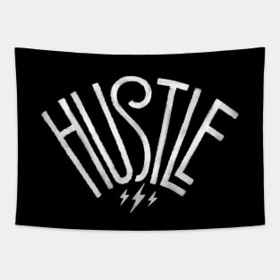 Hustle (white) ver.1 Tapestry