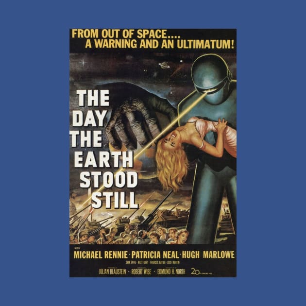 Vintage Movie - Day The Earth Stood Still poster by Kleiertees