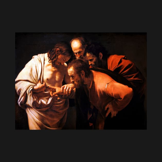 High Resolution Caravaggio The Incredulity of Saint Thomas by tiokvadrat