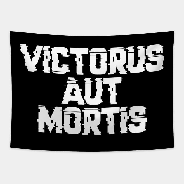 Victorus Aut Mortis - Marines Battle Cry Tapestry by gam1ngguy