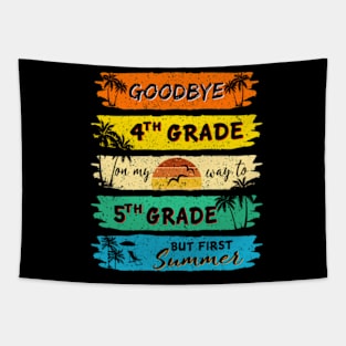 Funny Goodbye 4th Grade Summer Graduation Teacher Tapestry