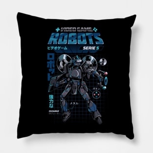 Video Game Robot - Model S Pillow