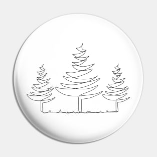 Single line trees Pin