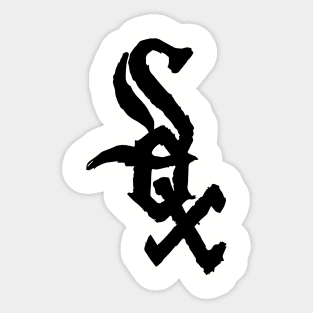 MLB Chicago White Sox Vintage 1980's Red White & Blue Team Logo  Baseball Sticker