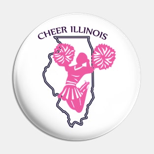 Cheer Illinois Pin