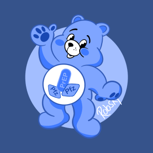 Queer Bearz - Vinny blue bear T-Shirt