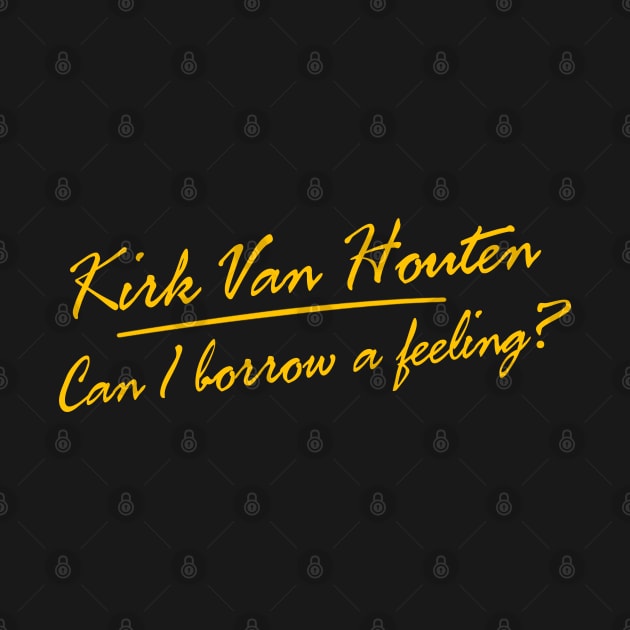 Can I Borrow A Feeling? - Logo Gold by Rock Bottom