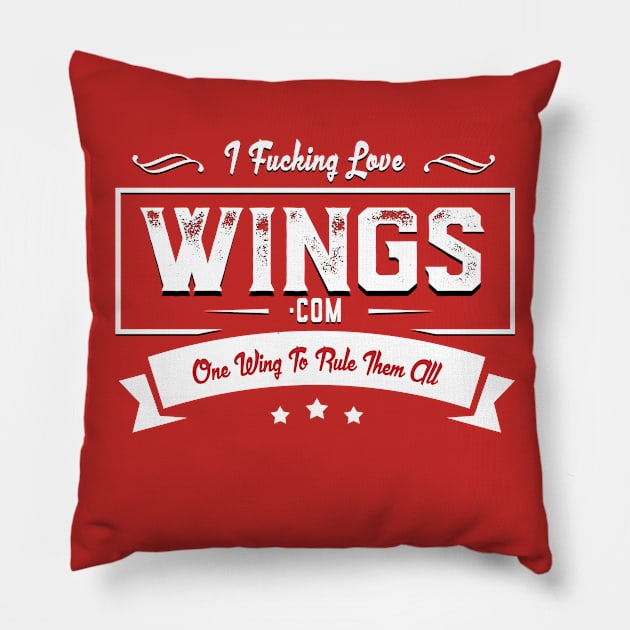 One Wing to Rule Them All Pillow by IFLWings