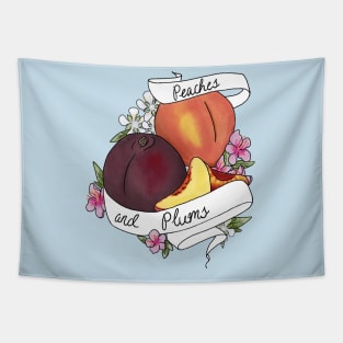 Peaches and Plums SFW Tapestry