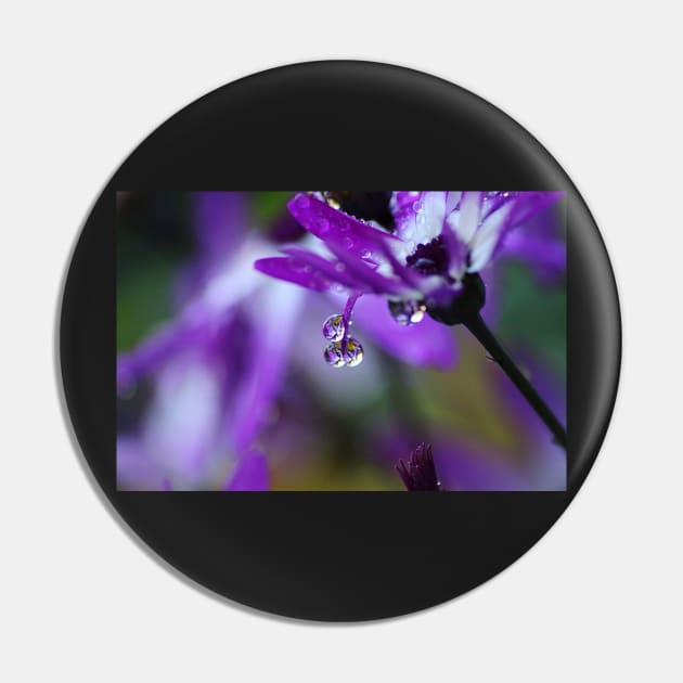 Purple rain drops Pin by SandiLin