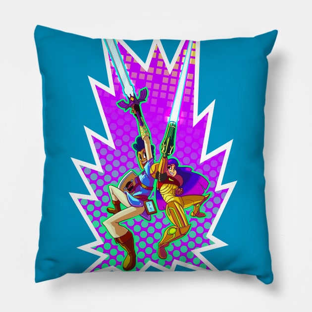 Glitch Techs Cosplay Pillow by krls