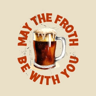 Frothy Force Awakens: Irish Beer Pours The Fun T-Shirt