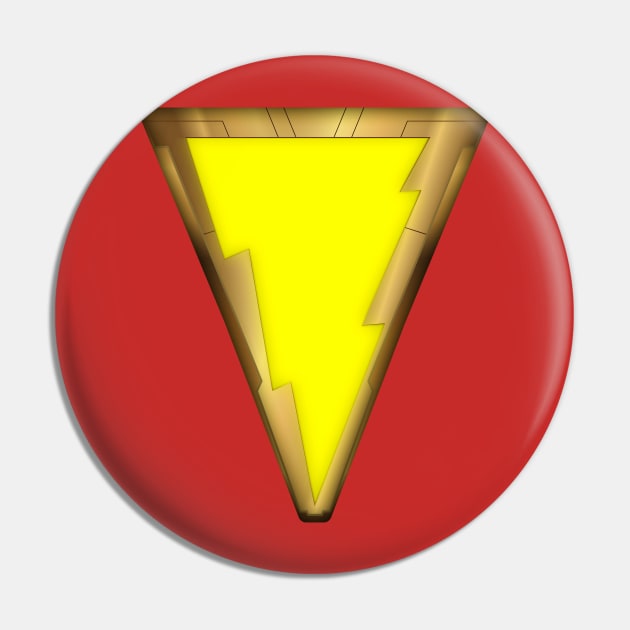 DCEU Shazam! Logo Pin by Ryan