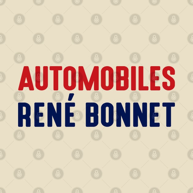 Automobiles René Bonnet - colour print by retropetrol