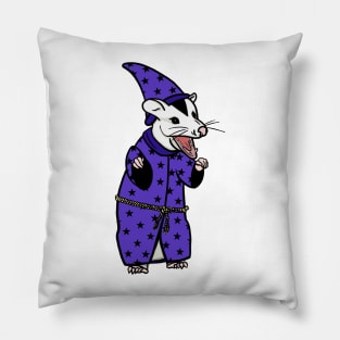 Angry Possum Wizard Pillow