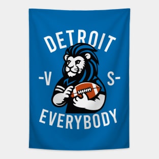 Detroit Lion VS Everybody Tapestry