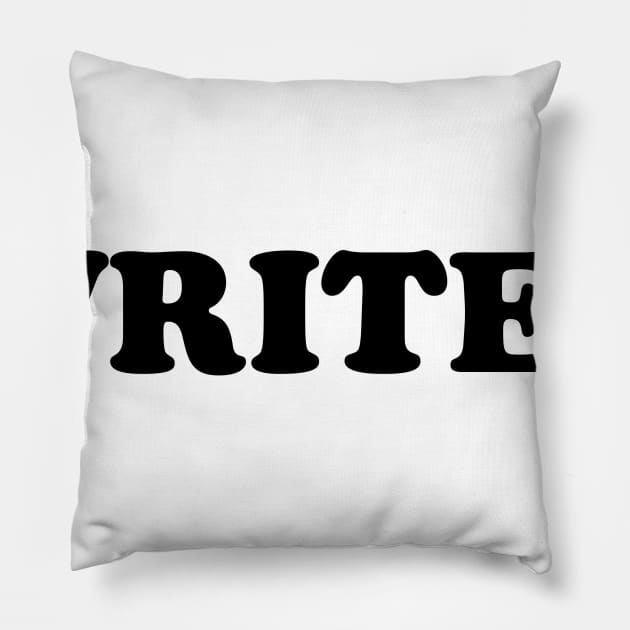 WRITER Pillow by TheCosmicTradingPost