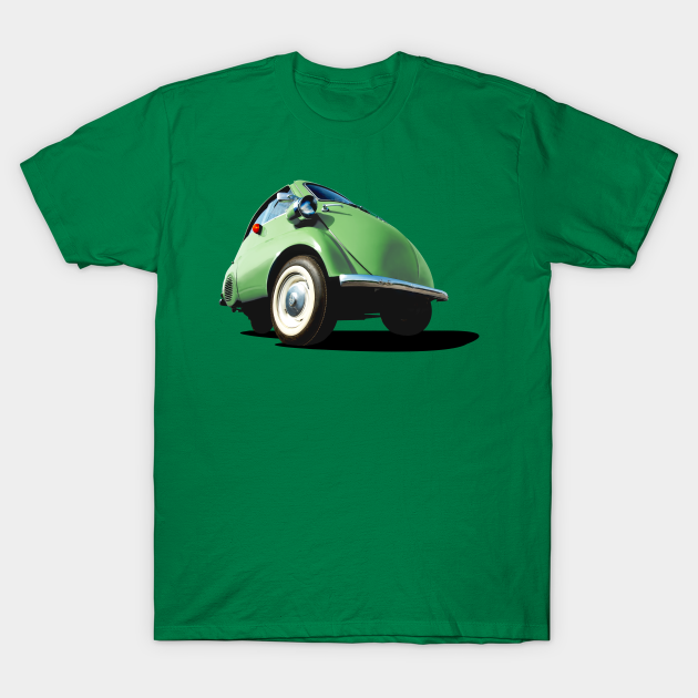 Isetta bubble car in green - Bubble Car - T-Shirt