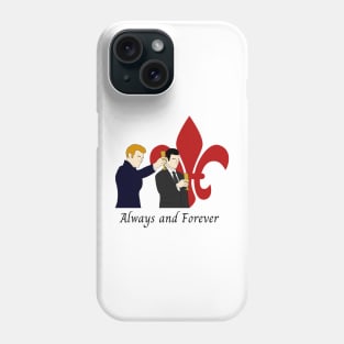 always and forever klaus and elijah mikaelson fleur de lis the originals Phone Case