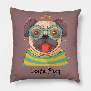 Cute Pug Pillow