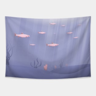 Sea landscape underwater Tapestry