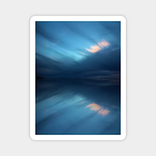 Blue Sky Abstract Magnet