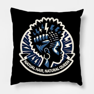 Natural Hair, Natural Queen - Black Activism Matters Pillow