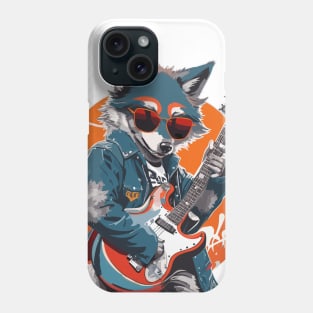 Wolf Play Guitar Phone Case