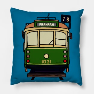 Melbourne Tram - No.78 to Prahran Pillow