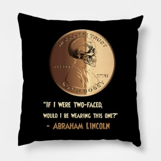 Two-Face Coin Pillow