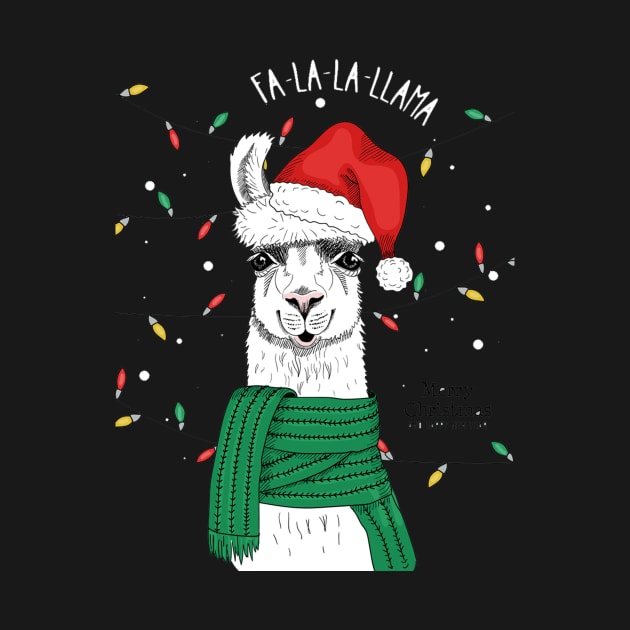 Fa La La Llama by PRINT-LAND