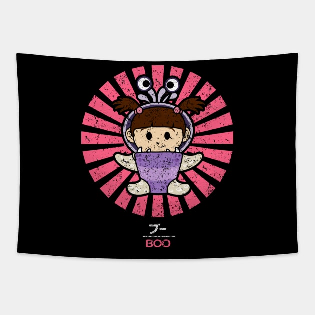 Boo Retro Vintage Tapestry by nataliawinyoto