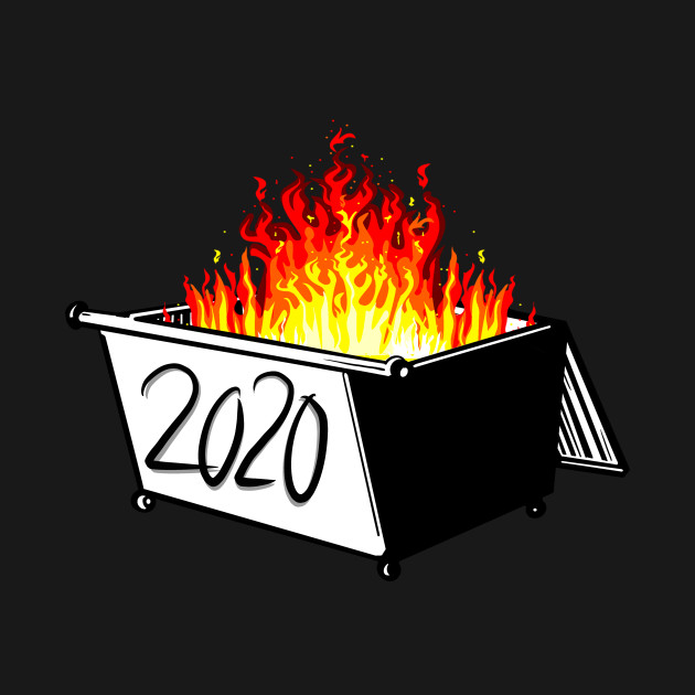 Discover Dumpster Fire 2020 | Funny Pandemic Social Distancing - Dumpster Fire 2020 Trash Garbage Fire - T-Shirt