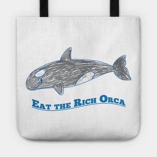 Eat the rich orca Tote