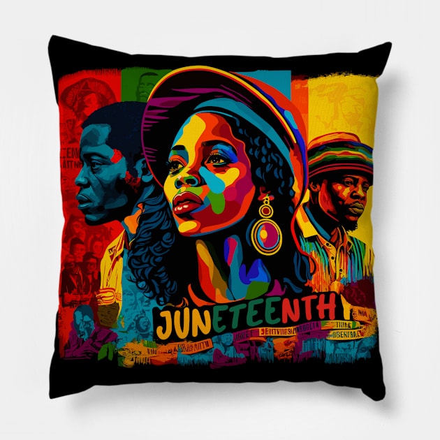 Juneteenth Pillow by MBNEWS