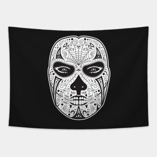 Day of the dead mask Tapestry