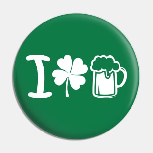 Funny St. Patricks T-shirt Pin