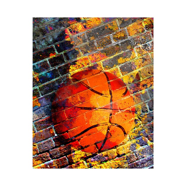 Basketball art print swoosh 105- basketball artwork by takumipark