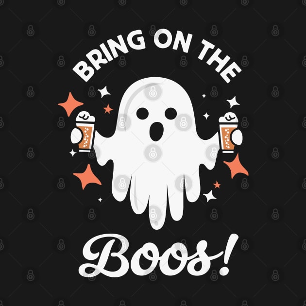 Bring On The Boos! - Funny Halloween Ghost Drinking by TwistedCharm