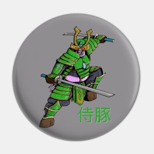Samurai Swine x2 Pin
