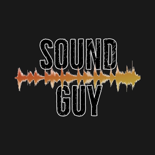 Sound Guy | Yellow Sound Wave by AudioWear