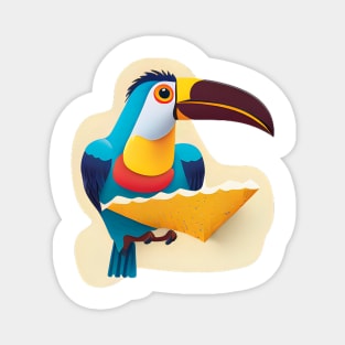 Toucan Pineapple Magnet